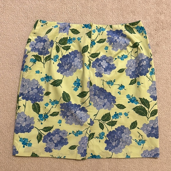 Cotton floral Talbots skirt - Picture 2 of 4